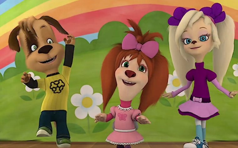 Барбоскины дружок и Лиза и роза