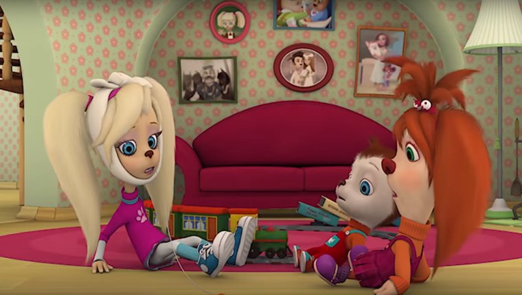 Барбоскины дружок и Лиза и роза