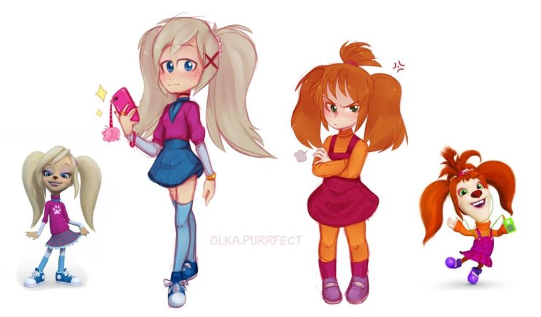 Барбоскины дружок и Лиза и роза