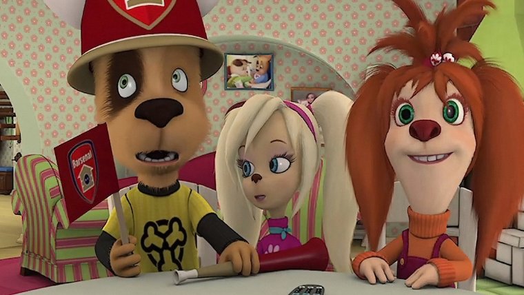 Барбоскины Лиза роза дружок Гена