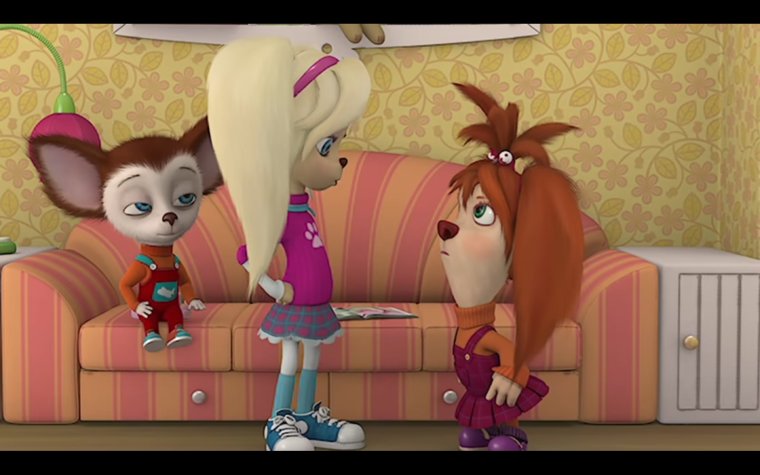 Барбоскины Лиза и малыш