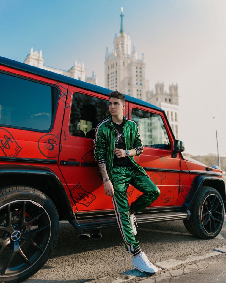 Гелик g63 ночью