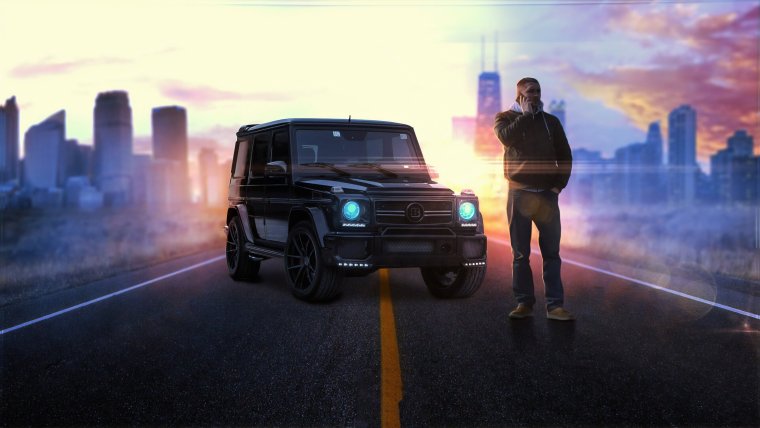 Мерседес Гелик арт