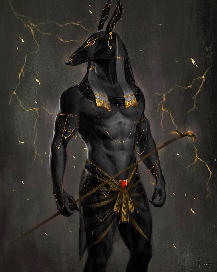 Боги Египта сет и Анубис