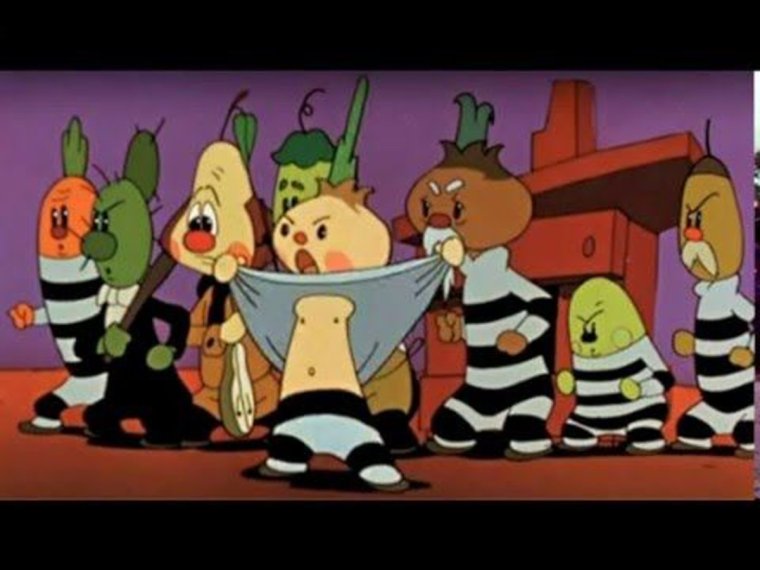 Чиполлино кадры из мультфильма