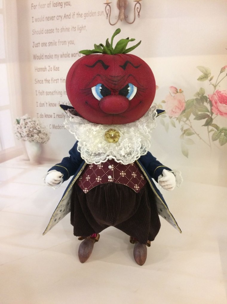 Сеньор помидор из Чиполлино куклы