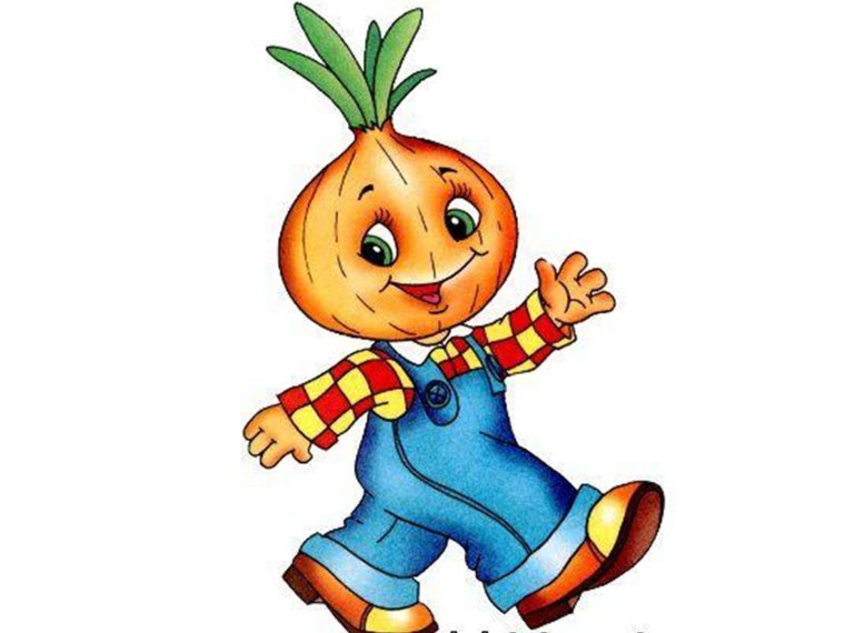 Чиполлино на прозрачном фоне