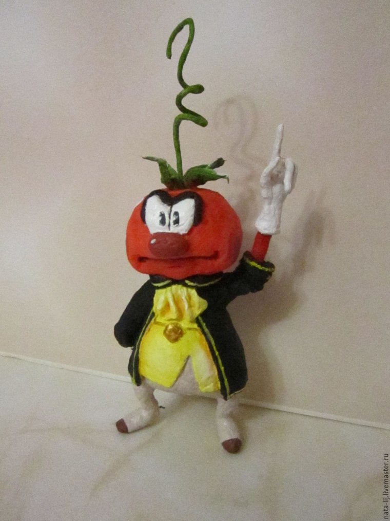 Герои мультфильма Чипполино Синьор помидор