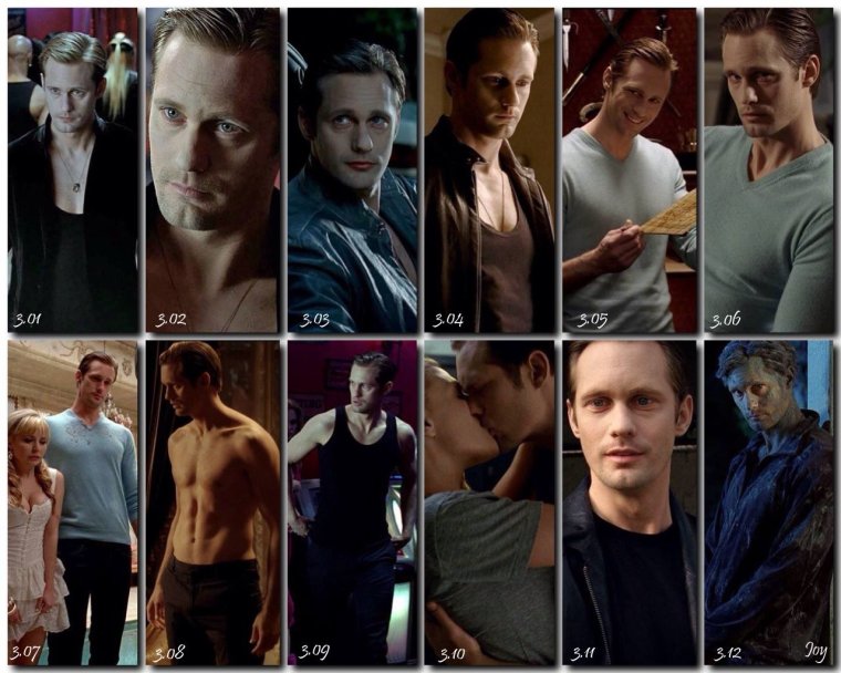 Билл Скарсгард с семьей