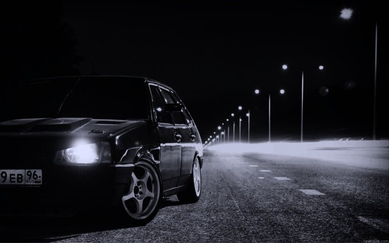 Лада 2114 черная пацанская