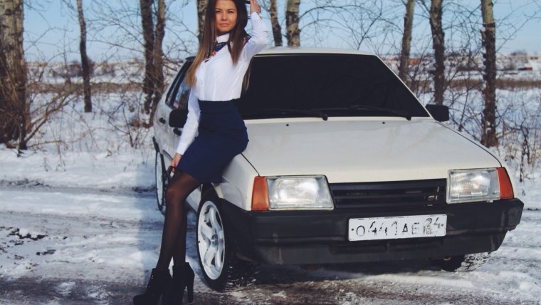 ВАЗ 2109 белая БПАН