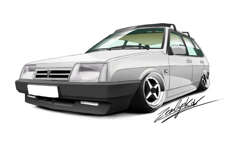 Лада 21099 с боку