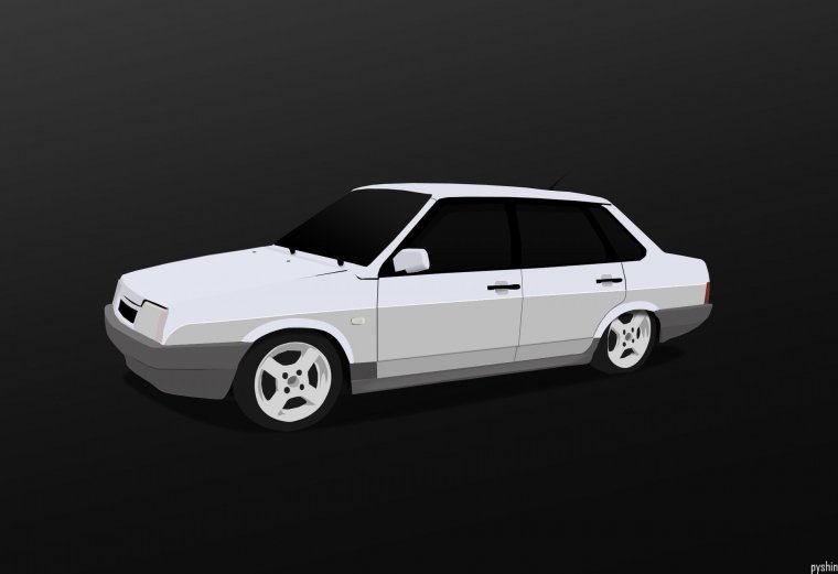 ВАЗ 2109 надпись