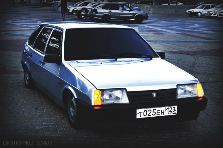 Лада 2109 белая тонированная