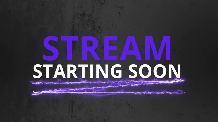 Starting soon для стрима