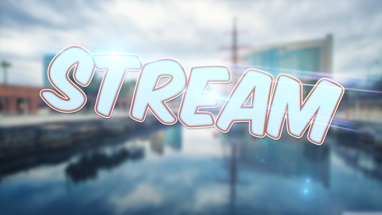 Заставка для начала стрима