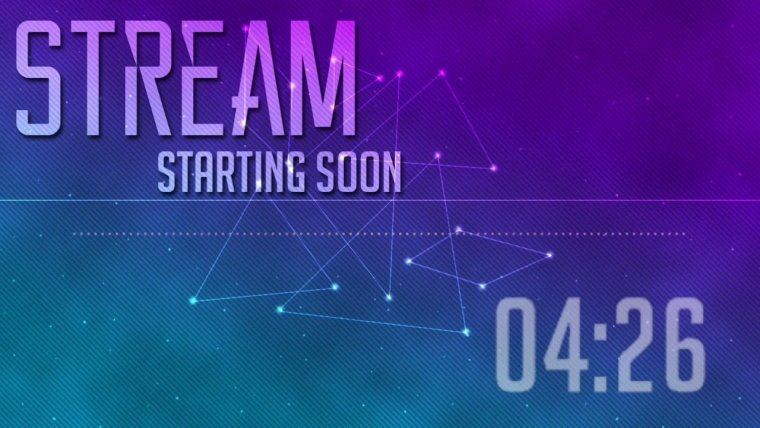 Начало стрима заставка