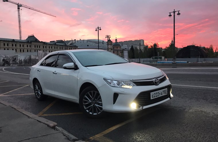 Камри 50 белая и черная свадьба
