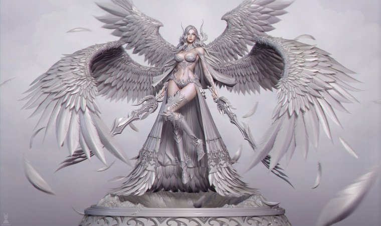 Ангел воин арт