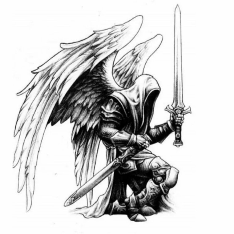 Архангел тату эскизы