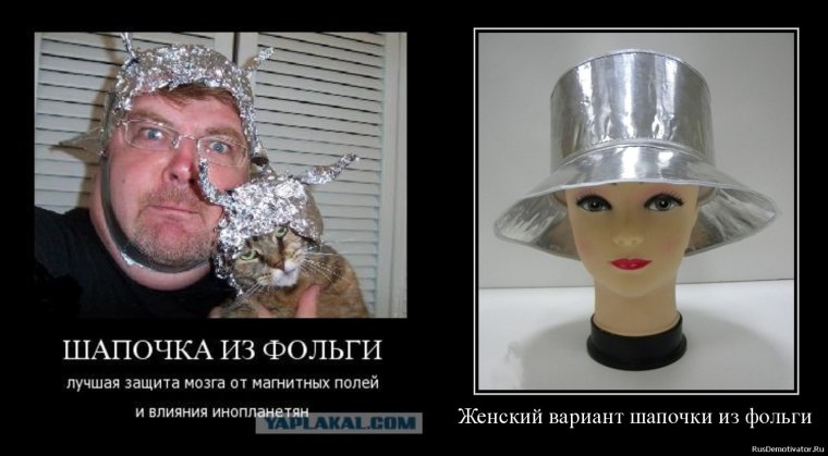 Шапочка из фольги