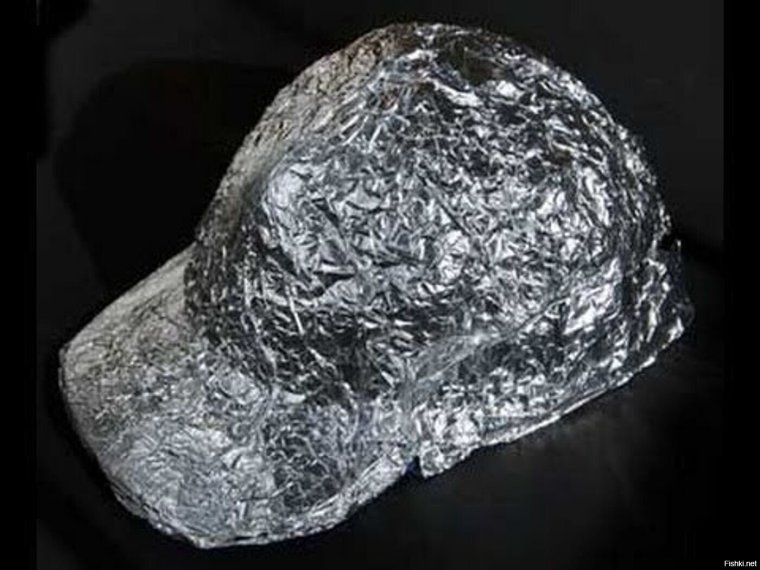 Шапочка из фольги от излучения 5g