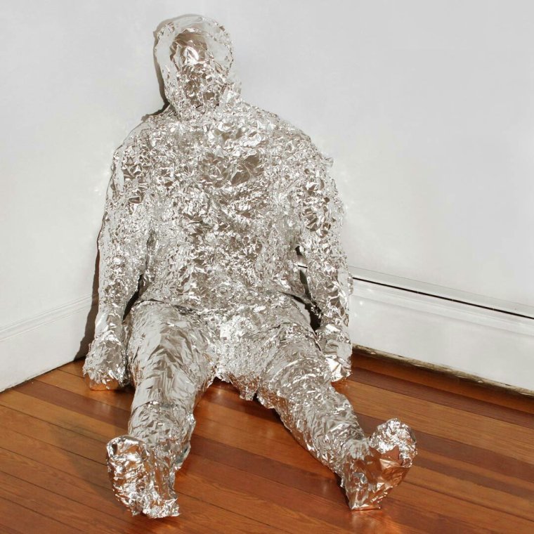 Шапочка из фольги костюм