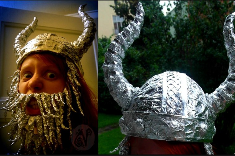 Головной убор из фольги