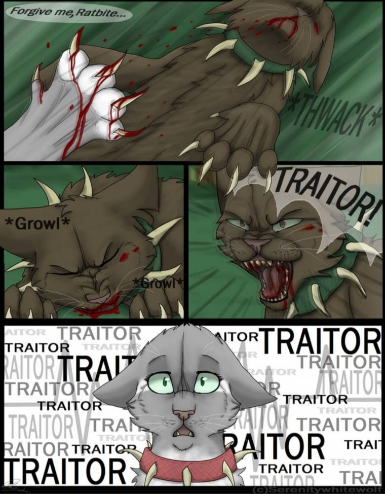 Коты Воители комикс Warriors Eyes of a Raven