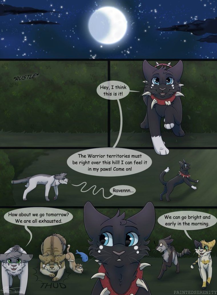 Коты Воители комикс Warriors Eyes of a Raven