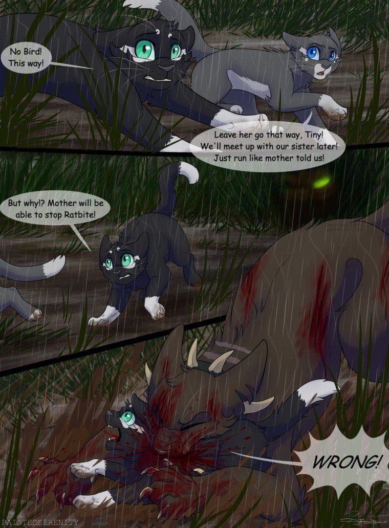 Коты Воители ворона комикс