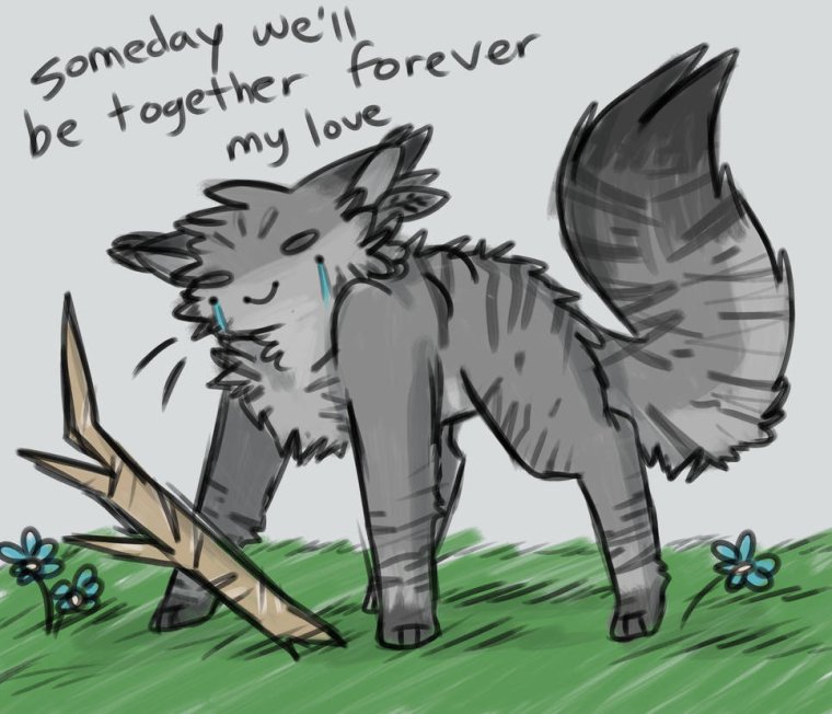 Коты Воители Воробей и палка любовь