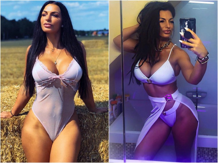 Bruna Lima в джинсах