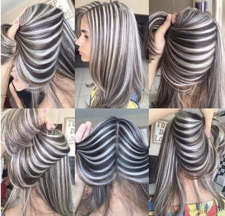 Техника балаяж блонд