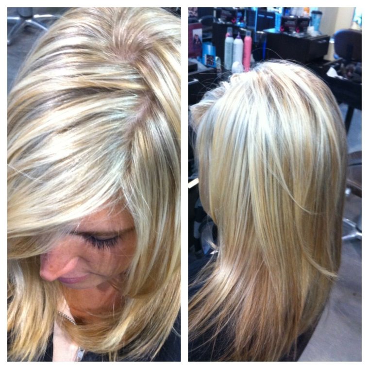 Мелирование корней