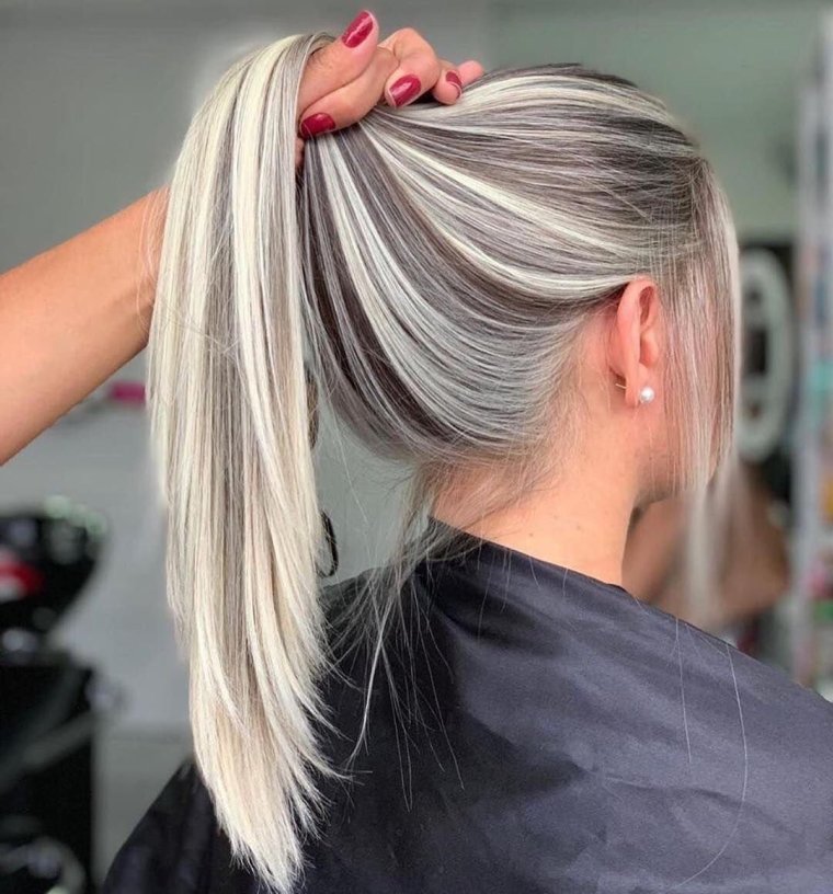 Мелирование волос на осветленные волосы