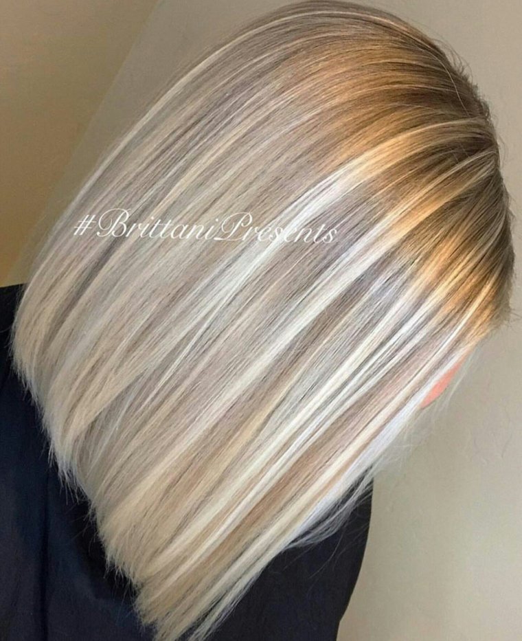 Тонирование мелированных волос Эстель