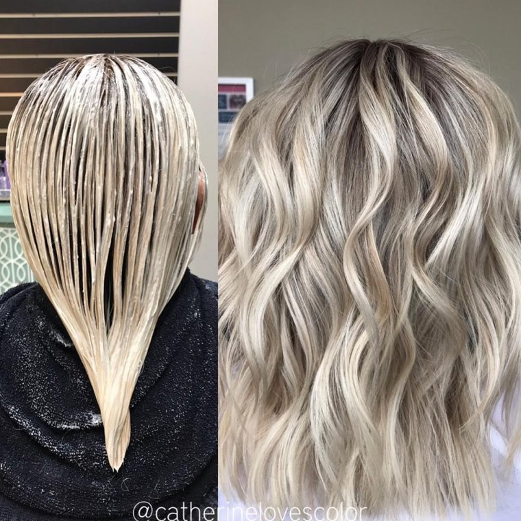 Тонирование Жемчужина пепельный