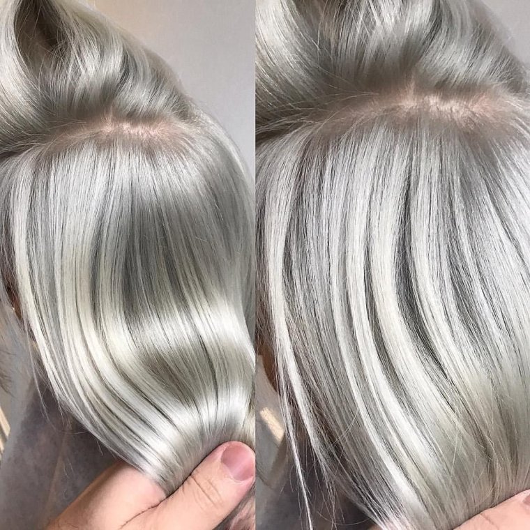 Прикорневое мелирование на отросшие корни