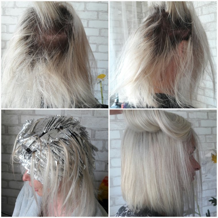 Микро мелирование волос до и после