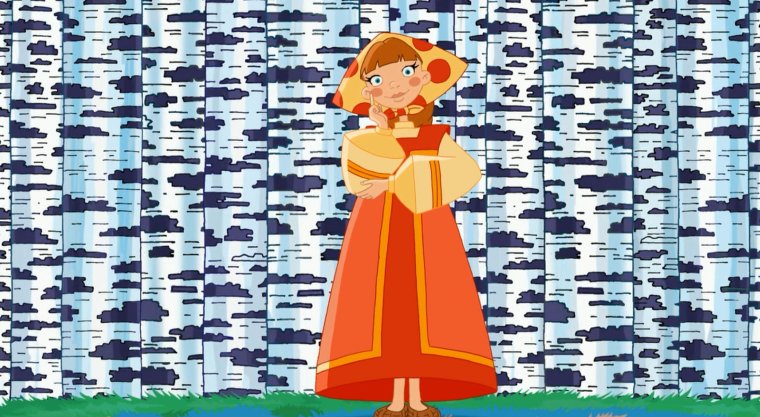 Любава из мультика Алеша Попович