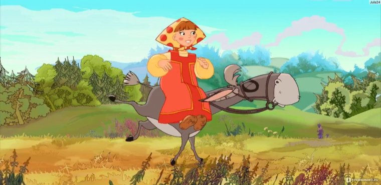 Алеша Попович мультик Любава