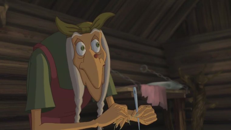 Баба Яга мультфильм три богатыря