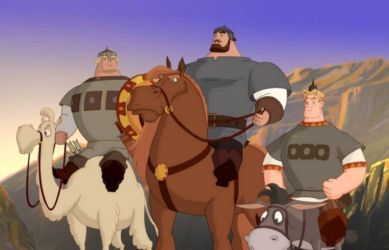 Три богатыря Алеша Добрыня Илья