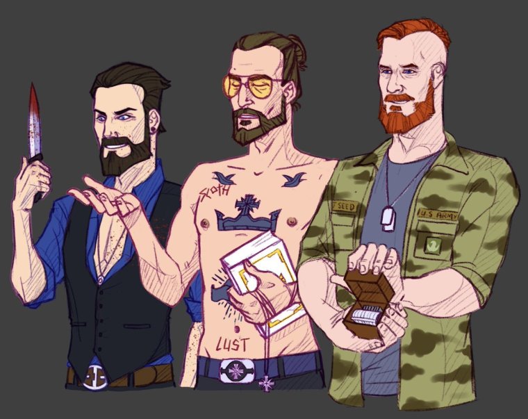 Иосиф СИД far Cry 5 арт