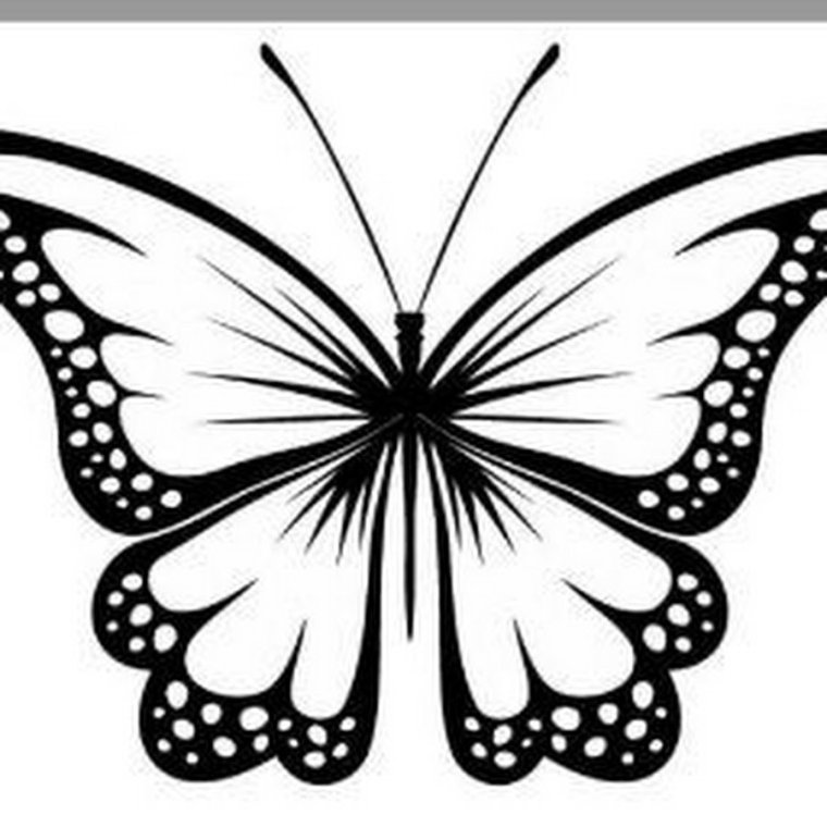 Рисунки хной эскизы бабочки