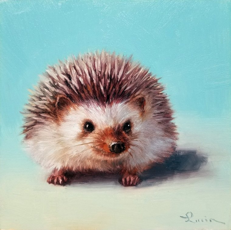 Ежик злится