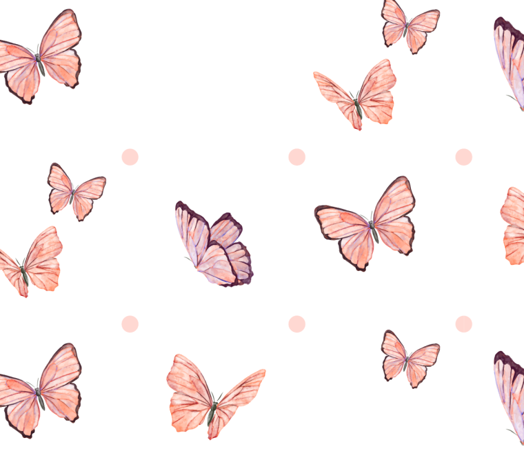 Розовые бабочки Эстетика