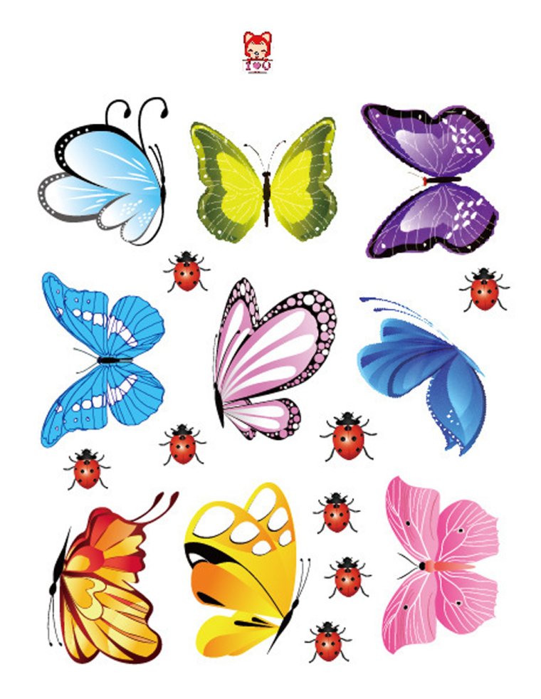 Наклейка "бабочки"