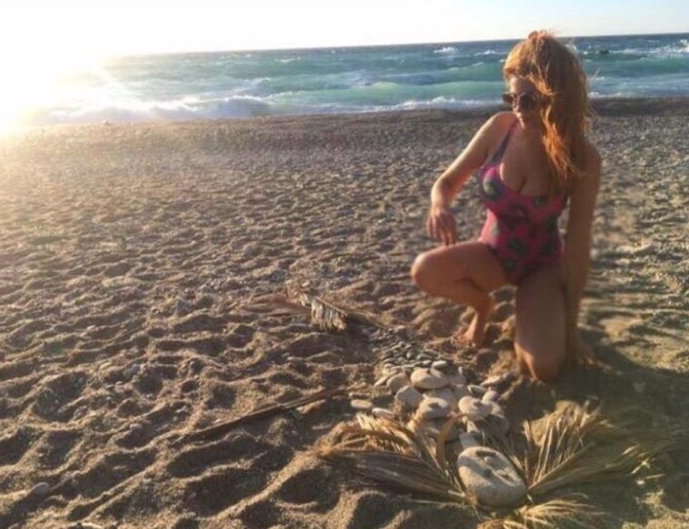 Полина Филоненко в бикини